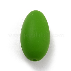 食品グレードの環境に優しいシリコーン焦点ビーズ  トウモロコシ  きいろ  26.5x15x13mm  穴：2mm&nbsp;LS-SIL-F002-09
