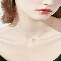 4個の真鍮製キュービックジルコニアチャーム  キューブ  18KGP本金メッキ  4.5x4.5x4.5mm&nbsp;ZIRC-LP0001-29