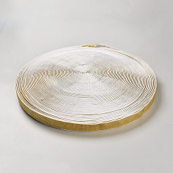 ポリエステル製平ゴムバンド  縫製アクセサリー  ゴールデンロッド  24mm&nbsp;EC-WH20001-01A-02
