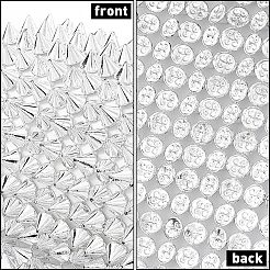 プラスチックリベット  コーン  プラチナ  8x6.5mm&nbsp;KY-FG0001-02P