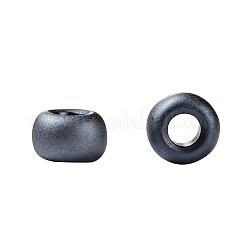 TOHOラウンドシードビーズ  日本製シードビーズ  （612)マットカラーガンメタル  8/0  3mm  穴：1mm  約222個/10g&nbsp;X-SEED-TR08-0612