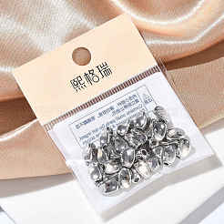 シェグレイスの真鍮ビーズ  カドミウムフリー＆ニッケルフリー＆鉛フリー  ナゲット  プラチナ  8x5x5mm  穴：1.8mm&nbsp;XGRQ1A400-304P