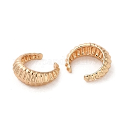 真鍮カフイヤリング  ダブルホーン  ライトゴールド  13.5x5mm&nbsp;EJEW-C073-13KCG