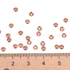 真鍮小さなビーズコーン  ローズゴールド  3x0.8mm  穴：1mm&nbsp;KK-O043-04RG
