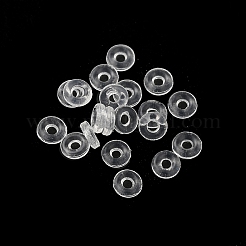 シリコンガスケット  リング  透明  2.5x0.7mm  穴：0.7mm  100個/セット&nbsp;KK-K381-05B