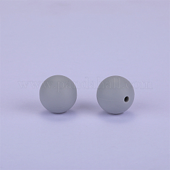 丸いシリコン焦点ビーズ  ゲインボロ  15mm  穴：2mm&nbsp;SI-JX0046A-99