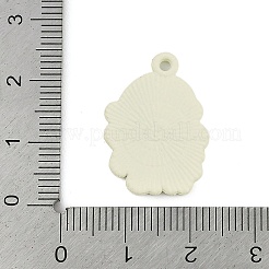クリスマス テーマ スプレー塗装合金エナメル ペンダント  サンタクロース  23x17x1.5mm  穴：1.8mm&nbsp;ENAM-Z020-01G