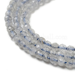 天然石ラブラドライトビーズ連売り  多面カット  ラウンド  2mm  穴：0.5mm  約215~218個/連  15.08''~15.35''（38.3~39センチメートル）&nbsp;LS-G-A097-A07-01