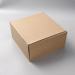 6スロットのレトロ密度ボードとPUレザーの時計ディスプレイケース、見える窓付き  正方形  正方形  20.7x20x8.35cm&nbsp;ODIS-WH0078-28A