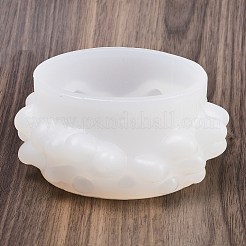 DIYキャンドルシリコンモールド  キャンドル作り用  花  ホワイト  117x113x53mm  内径：78mm&nbsp;SIMO-P014-05