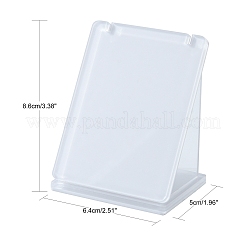 有機ガラスのネックレスを表示  ホワイト  86x64x50mm&nbsp;NDIS-N002-02