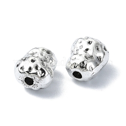 チベット風合金ビーズ  nuggests  アンティークシルバー  8.5x7.5x6mm  穴：1.6mm  約409個/500g&nbsp;TIBEB-F065-10AS