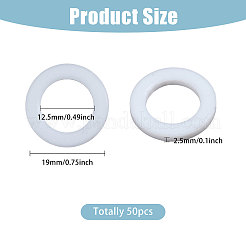 ゴムリングシールシム  ホワイト  19x2.5mm  内径：12.5mm&nbsp;KY-WH0036-137A