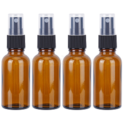 ガラス製エッセンシャルオイルの空のスプレーボトル  プラスチックふた付き  シエナ  3.3x10.7cm  容量：30ml（1.01fl.oz）&nbsp;MRMJ-GF0001-70A