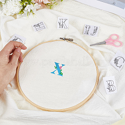 水溶性生地  刺繍安定剤を洗い流します  a～zの文字  212x289x0.2mm&nbsp;DIY-WH0320-48D