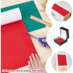 自己粘着性のファブリック  DIY工芸品  レッド  40x0.1cm  約2m /ロール&nbsp;DIY-WH0146-04A