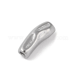 304ステンレススチールビーズ  チューブ  ステンレス鋼色  11x4x4mm  穴：1.4mm&nbsp;LS-STAS-M071-01D-P