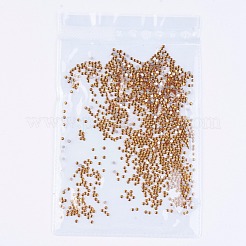 ガラスラインストーンフラットバックカボション  バックメッキ  多面カット  半円  ライトトパーズ  ss4  1.5~1.6x1mm  約1440個/袋&nbsp;RGLA-S002-04SS-05