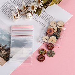 再封可能なプラスチック製包装袋  トップシール  セルフシールバッグ  長方形  透明  9x6cm  片側の厚さ：2ミル（0.05mm）&nbsp;OPP-Q002-6x9cm