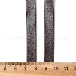 10mのPU合成皮革コード  フラット  ココナッツブラウン  10x1mm  約10.94ヤード（10m）/ロール&nbsp;OCOR-XCP0002-81