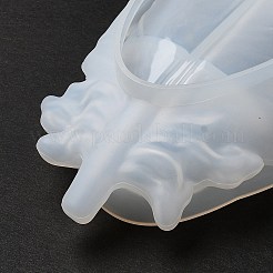 羽 DIY ジュエリープレートシリコン金型  UVレジン用  エポキシ樹脂工芸品作り  ホワイト  250x110x46mm  内径：188x80mm&nbsp;DIY-P074-02
