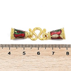 合金エナメルペグベイルピンチャーム  ラックめっき  ロンデル  ゴールドカラー  26mm&nbsp;FIND-A049-09G