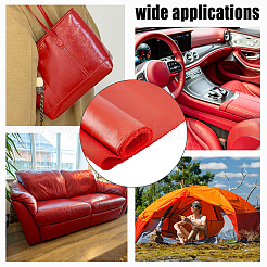 ポリエステル生地  荷物バッグアクセサリー  レッドオレンジ  1500x0.9mm  2ヤード/個&nbsp;DIY-WH0750-292C