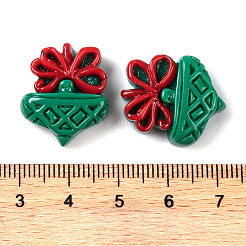 クリスマスデコレーションテーマ不透明樹脂デコデンカボション  ハート  21x18x7mm&nbsp;RESI-Z026-01J
