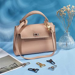 6本3色亜鉛合金スイベルカニカン  スイベルスナップフック  ミックスカラー  47x27.5x7mm  穴：19x9mm  2個/カラー&nbsp;FIND-PH0008-62B