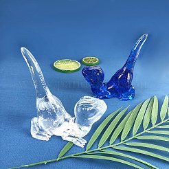 DIYシリコンドラゴン形状ホルダー金型  デコレーションメイキング  レジン型  UVレジン用  エポキシ樹脂ジュエリー作り  ゴーストホワイト  136x132x73mm&nbsp;PW-WG64730-01