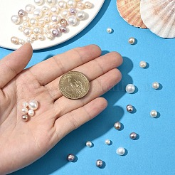 天然養殖淡水真珠ビーズ10個  溝付きジャガイモ  桃パフ  6~7.5x7~8.5mm  穴：0.7mm&nbsp;PEAR-YW0001-25B
