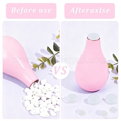 60袋6種類のプラスチック製防塵ボトルストッパー  ワインボトル用  ホワイトスモーク  13~19.5mm  10バッグ/スタイル&nbsp;AJEW-DJ0005-50