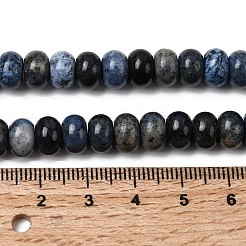 天然デュモージェライトビーズ連売り  ロンデル  8.5x5.5mm  穴：1mm  約73個/連  15.35''（39センチメートル）&nbsp;G-A280-A09-02