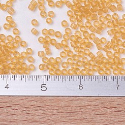 MIYUKIデリカビーズ  シリンダー  日本製シードビーズ  11/0  （db0702)透明ライトトパーズ  1.3x1.6mm  穴：0.8mm  約2000PCS /ボトル  10 G /ボトル&nbsp;SEED-JP0008-DB0702