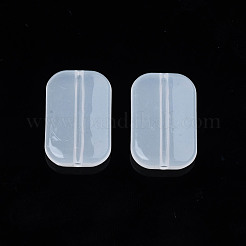 透明なアクリルビーズ  長方形  透明  22x14.5x5mm  穴：1.6mm  約390個/500g&nbsp;TACR-N009-29