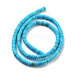 染色された天然マグネサイトビーズ連売り  ディスク  ヒシビーズ  4x2mm  穴：0.5mm  約179~181個/連  15.83''（40.2センチメートル）&nbsp;G-G121-A01-01