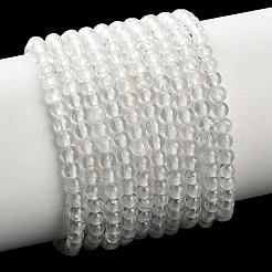 ナチュラルホワイトトパーズビーズ連売り  スムーズなラウンド  3~3.5mm  穴：0.6mm  約115個/連  15.35''（39センチメートル）&nbsp;X-G-P627-3mm-02