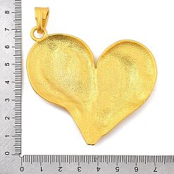 合金ビッグサイズペンダントトップ  ハート  ゴールドカラー  71x70x5mm  穴：5x11mm&nbsp;PALLOY-D362-01G-C