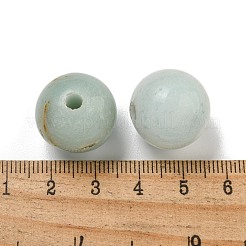 天然フラワーアマゾナイトビーズ  ラウンド  18mm  穴：3~4mm&nbsp;G-G147-01B