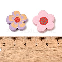 ウッドビーズ  混合図形  染め  ミックスカラー  6~40x5.5~40mm  穴：2.5~4mm&nbsp;WOOD-XCP0001-02