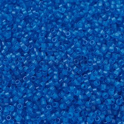 MIYUKIデリカビーズ  シリンダー  日本製シードビーズ  11/0  （db0787)半透明のカプリブルーに染め  1.3x1.6mm  穴：0.8mm  約2000PCS /ボトル  10 G /ボトル&nbsp;SEED-JP0008-DB0787