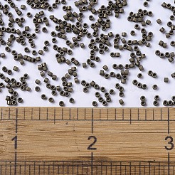 MIYUKIデリカビーズ  シリンダー  日本製シードビーズ  11/0  （db0322)マットメタリックダークブロンズ  1.3x1.6mm  穴：0.8mm  約2000個/10g&nbsp;X-SEED-J020-DB0322