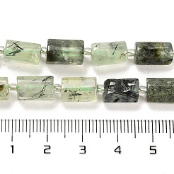 天然石プレナイトビーズ連売り  シードビーズで  ファセット列  9~11x6~7.5x6~7.5mm  穴：1.2mm  約30個/連  15.16~15.55インチ（38.5~39.5cm）&nbsp;G-G068-A40-01