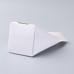 紙袋  ギフトバッグ  ウェディングバッグ  リボンのない長方形  ホワイト  20.5x11.9x0.06cm&nbsp;CARB-H027-01B