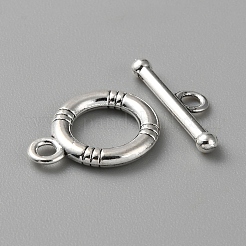 チベット風合金マンテル  ジュエリー作りのための  アンティークシルバー  リング  15.5x12x2mm  穴：1.8mm&nbsp;FIND-CJC0011-25J