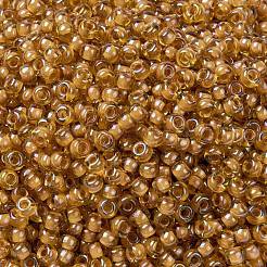 MIYUKIラウンドロカイユビーズ  日本製シードビーズ  （rr3733)  8/0  3mm  穴：1mm  約422~455PCS /ボトル  10 G /ボトル&nbsp;SEED-JP0009-RR3733