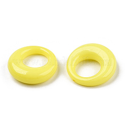 オペークアクリルパーツ  リング  ミックスカラー  25x7.5mm  穴：12.5mm&nbsp;X-SACR-T356-02