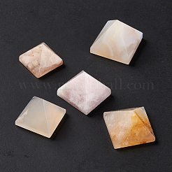 天然桜瑪瑙ヒーリングピラミッド  ストレス軽減のための癒しの瞑想  14.5~20x15~19x11~16mm&nbsp;G-F719-60