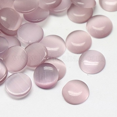 キャッツアイカボション  半円  アザミ  8x3mm&nbsp;CE-J002-8mm-27-1
