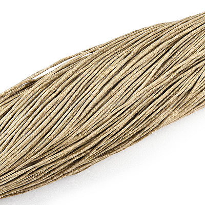 ワックスコットンコード  淡い茶色  1mm  約360ヤード/バンドル（330m /バンドル）&nbsp;YC-S007-1mm-278-1